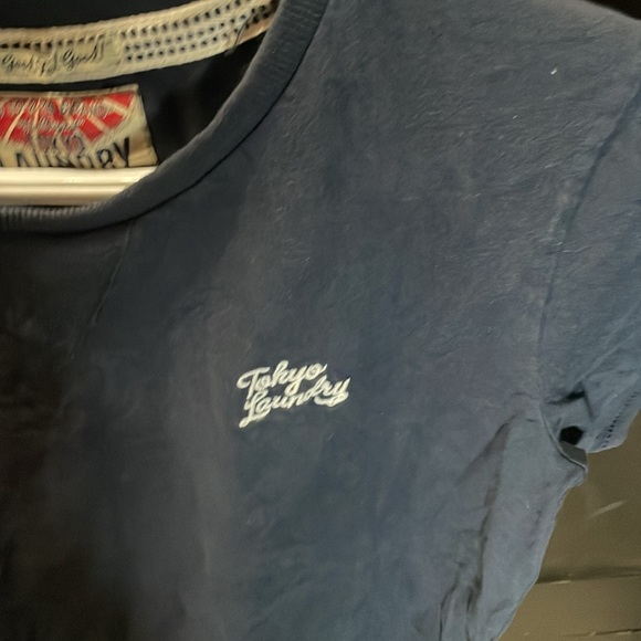 Tokyo Laundry  Men’s Blue  T-Shirt Size Medium - Picture 3 of 6